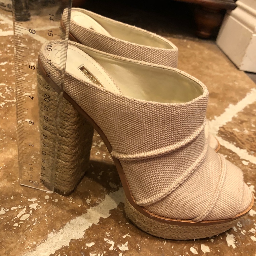 BCBG Canvas Heels - Size 7